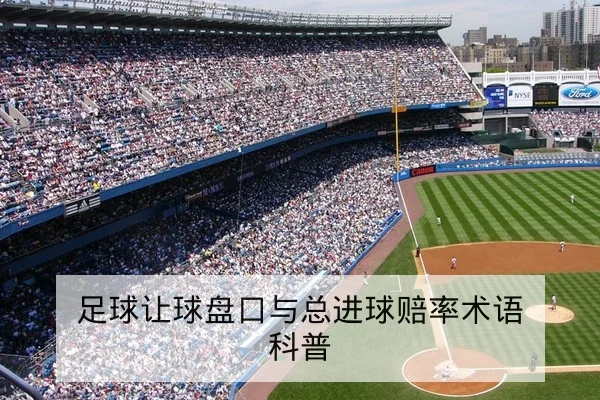 足球让球盘口与总进球赔率术语科普